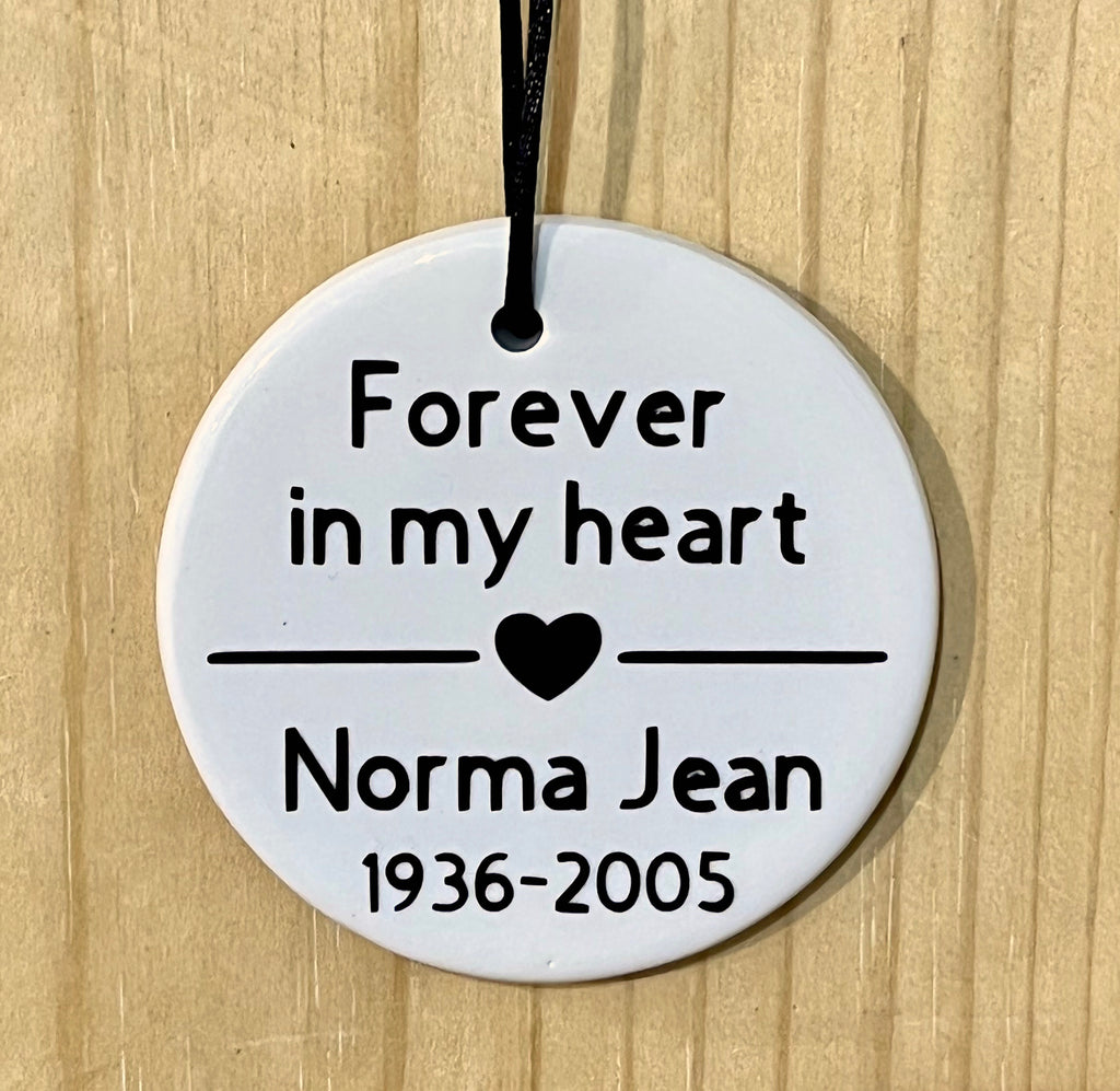 Round Forever Ornament