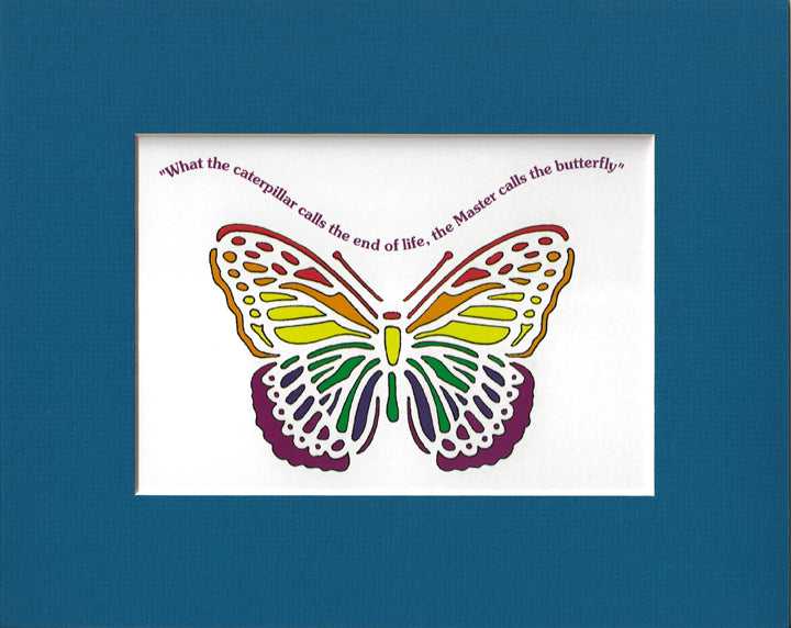 Rainbow Butterfly Print
