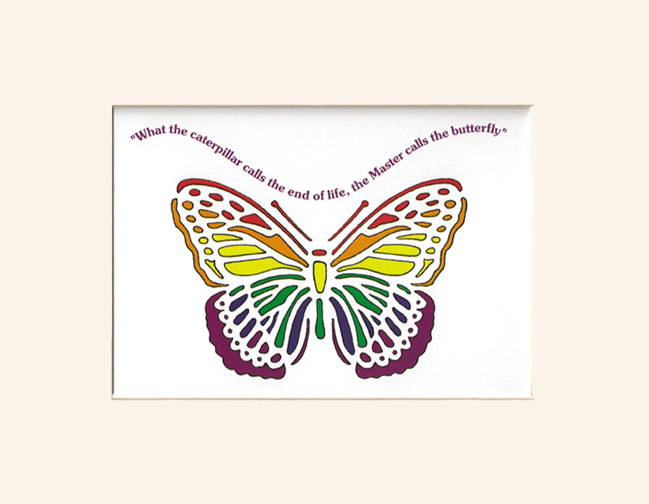 Rainbow Butterfly Print