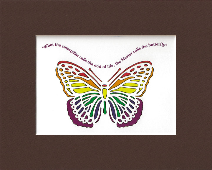 Rainbow Butterfly Print