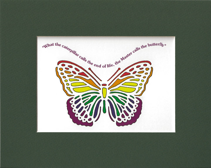 Rainbow Butterfly Print