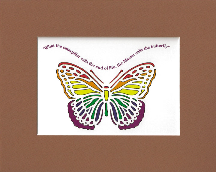 Rainbow Butterfly Print