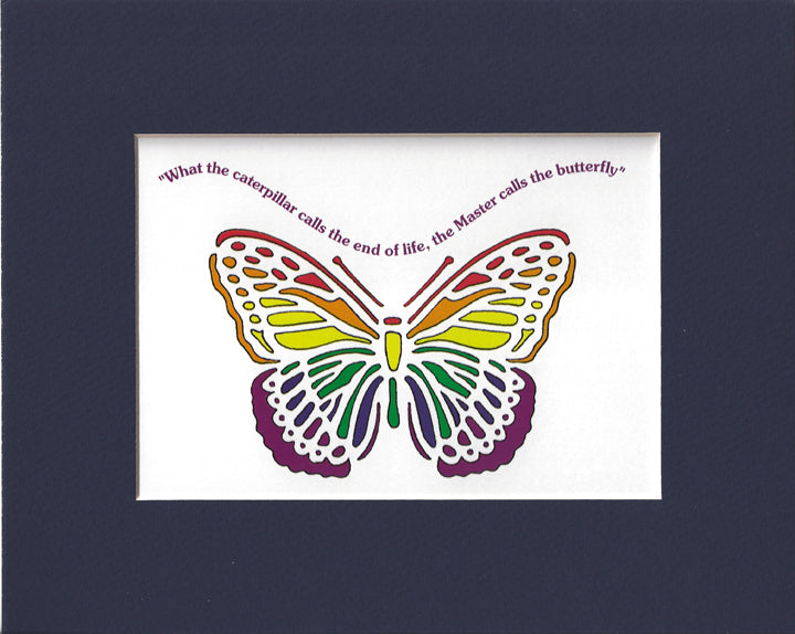 Rainbow Butterfly Print