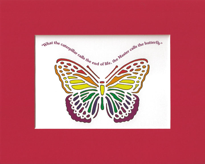 Rainbow Butterfly Print
