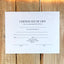 Miscarriage Certificate