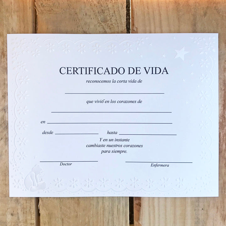 Certificado de Vida