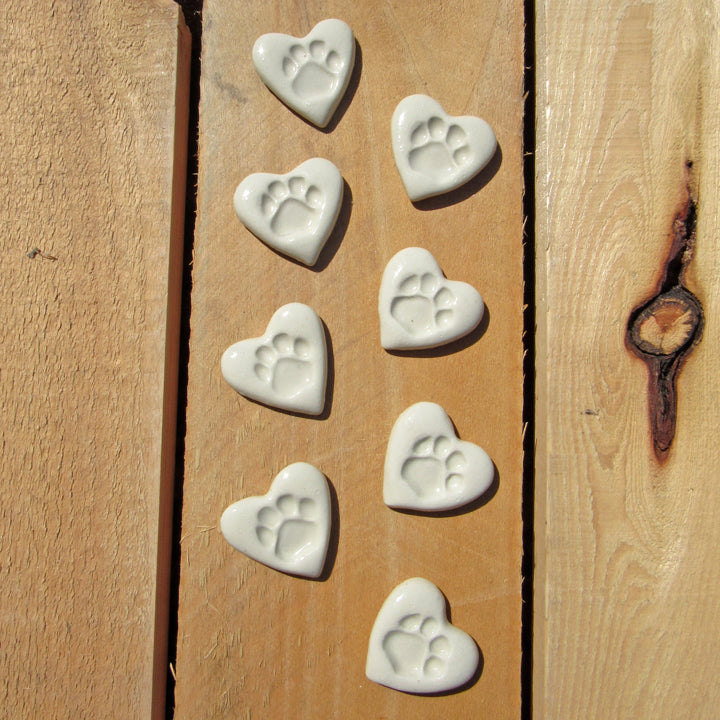 Paw Print Hearts