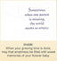 Sometimes when one person