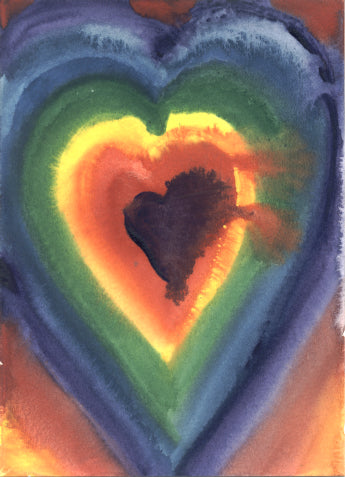 Watercolor heart