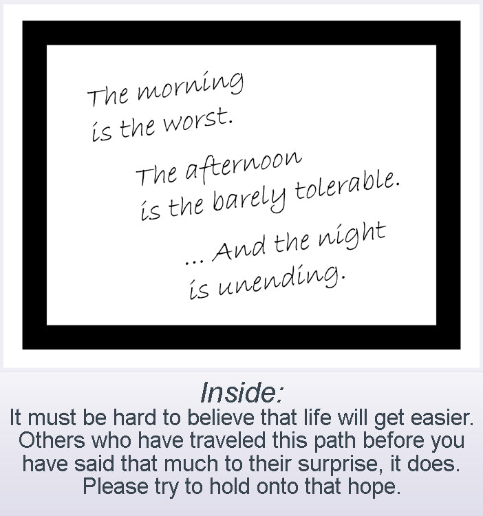 The morning is the worst