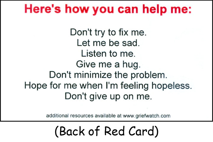 You're Not Helping Cards