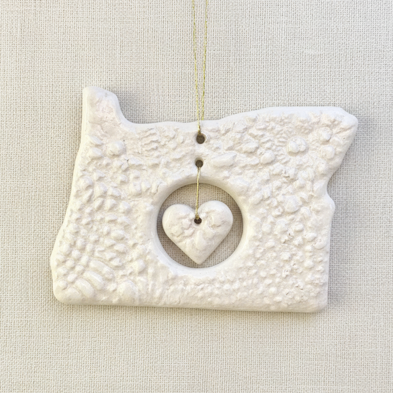 Love Oregon Ornament