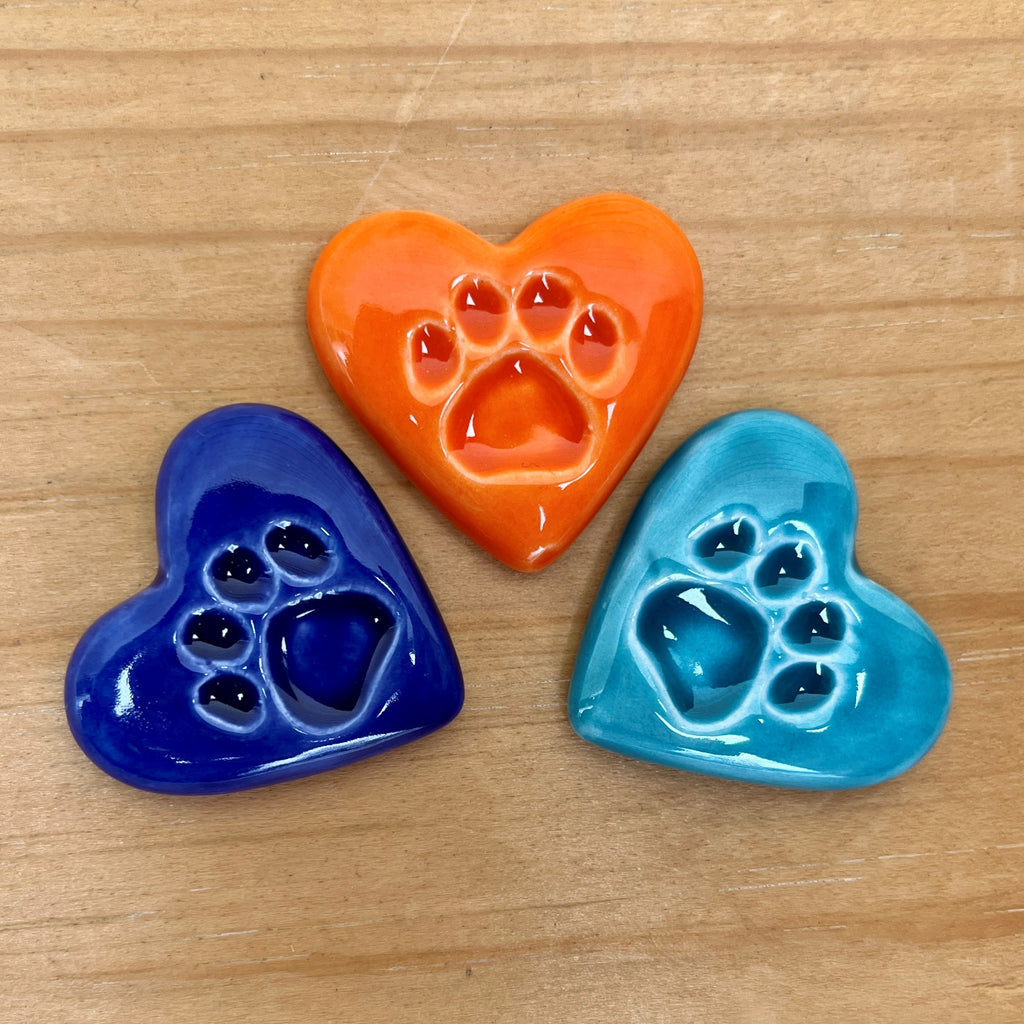 Paw Print Hearts