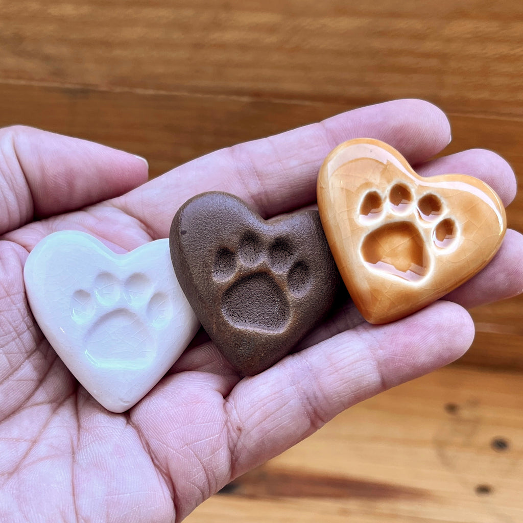 Paw Print Hearts