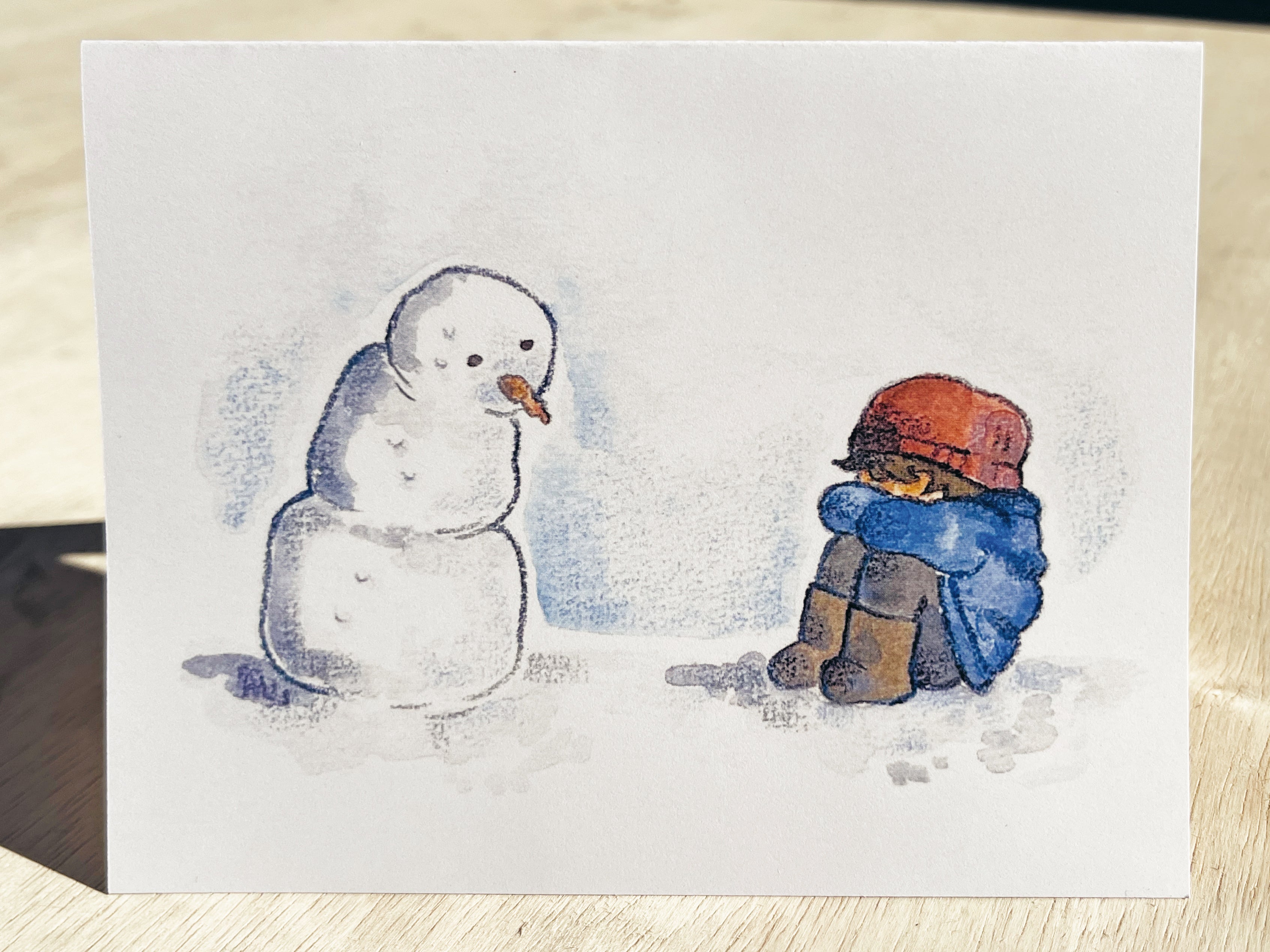 Watercolor Holiday Cards – Grief Watch