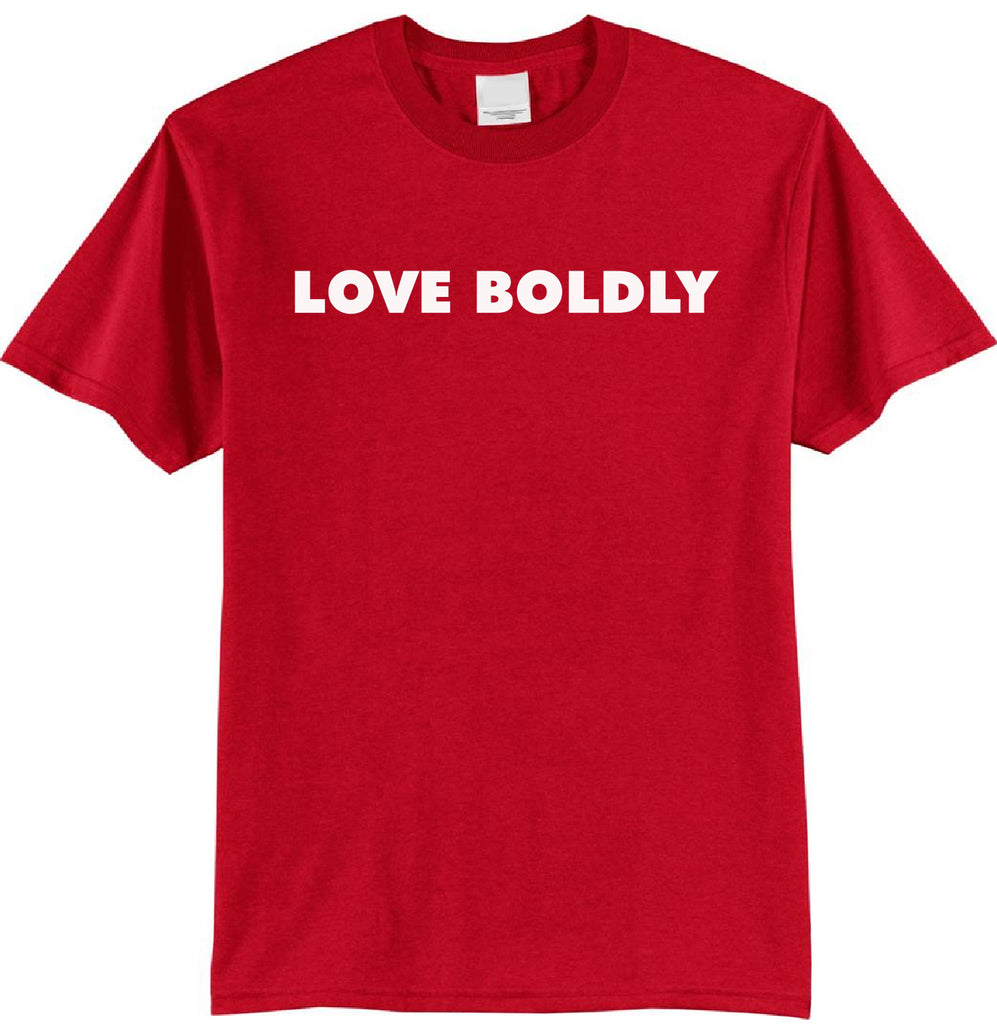 Love Boldly Shirt on Red