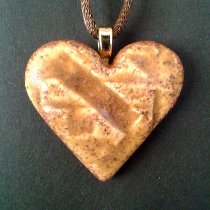 Wooden Heart Necklace - One World Bazaar