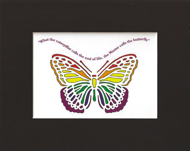 Rainbow Butterfly Print