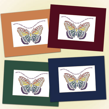 Rainbow Butterfly Print