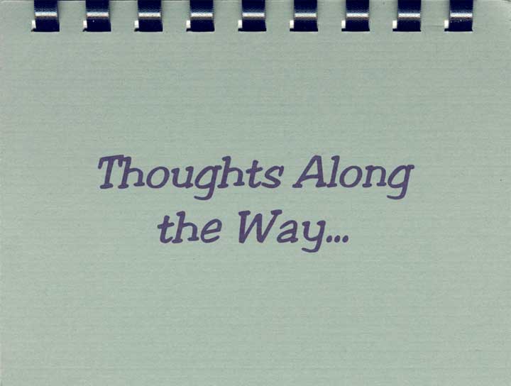 Thoughts Along the Way...